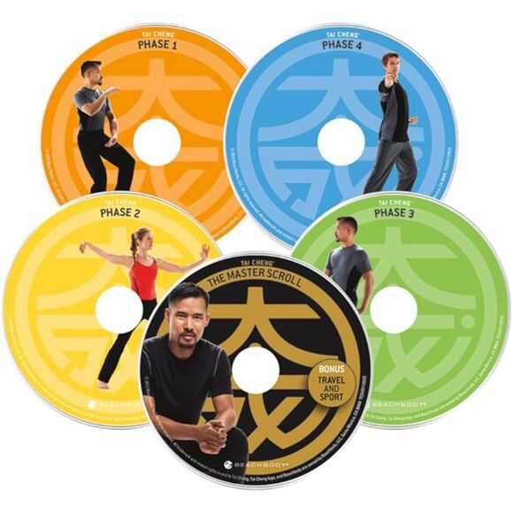 Beachbody Tai Cheng DVD Workout Base Kit Training Guide Nutrition Food Plan - Picture 3 of 3